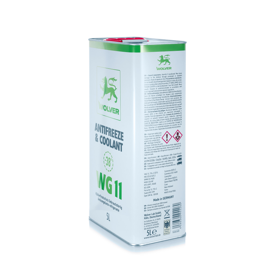 Antifreeze & Coolant Ready to Use WG11 - Can Side 1