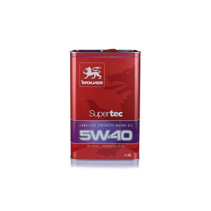 WOLVER SUPER TEC 5W 40 API SN 4L - Premium Synthetic Engine Oil