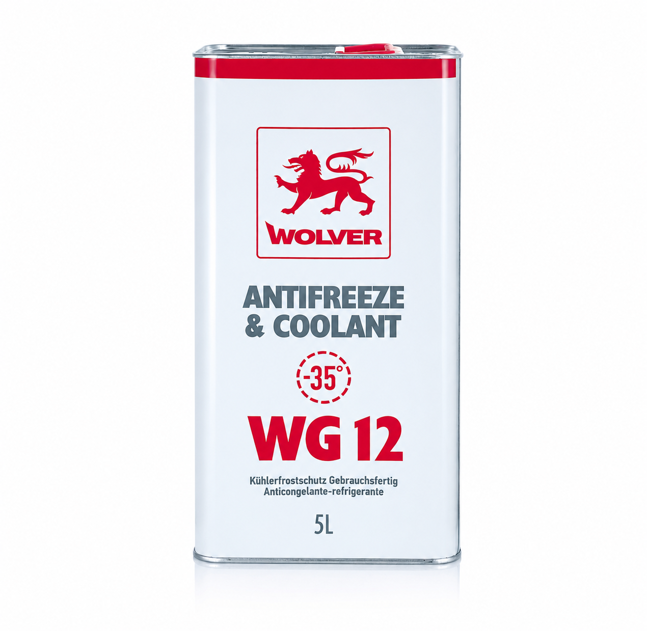 WOLVER Antifreeze & Coolant Ready to Use WG12+ (Red)